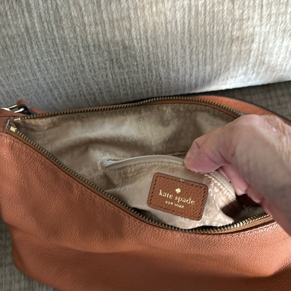 Kate Spade burnt orange pebble leather mulberry Street version shoulder bag - Picture 8 of 11
